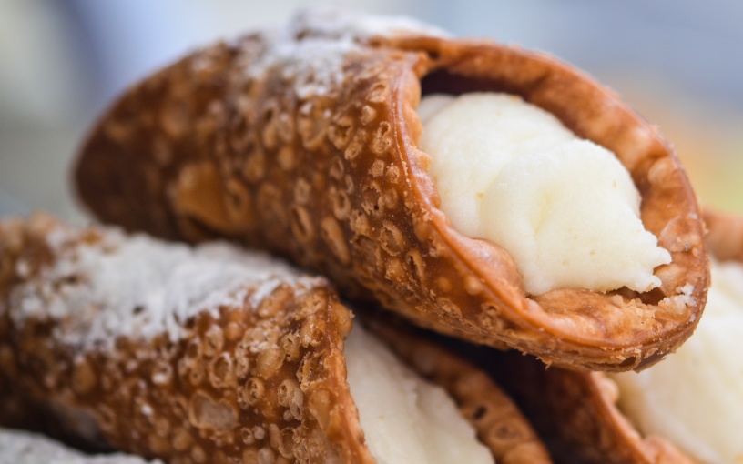 dulce con crema dentro